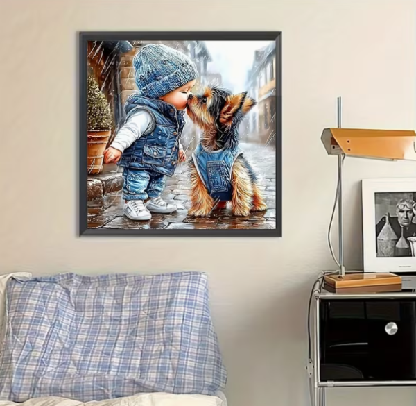 Diamond Painting Zwei Freunde